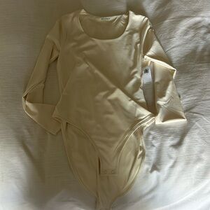 Old navy bodysuit cream NWT